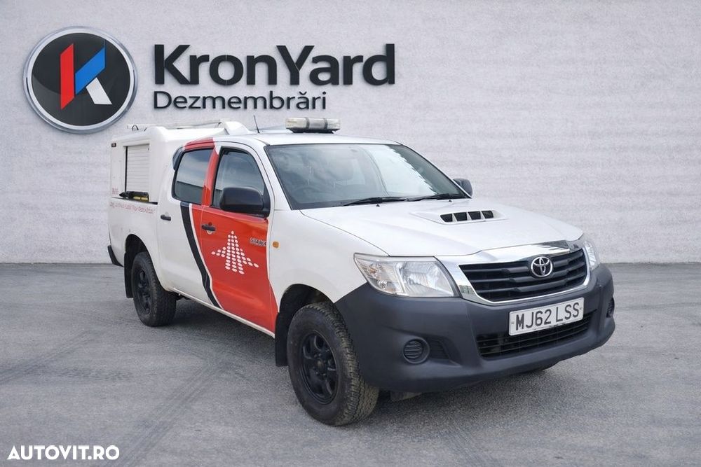 Aripa Stanga Fata Toyota Hilux VII (Facelift 2011) 2010 - 2015 4 Usi Alb (640) - 3