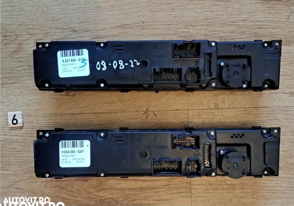 Modul unitate panou control clima butoane ac climatronic aer conditionat Original BMW E70+LCI E71 E72 - 2