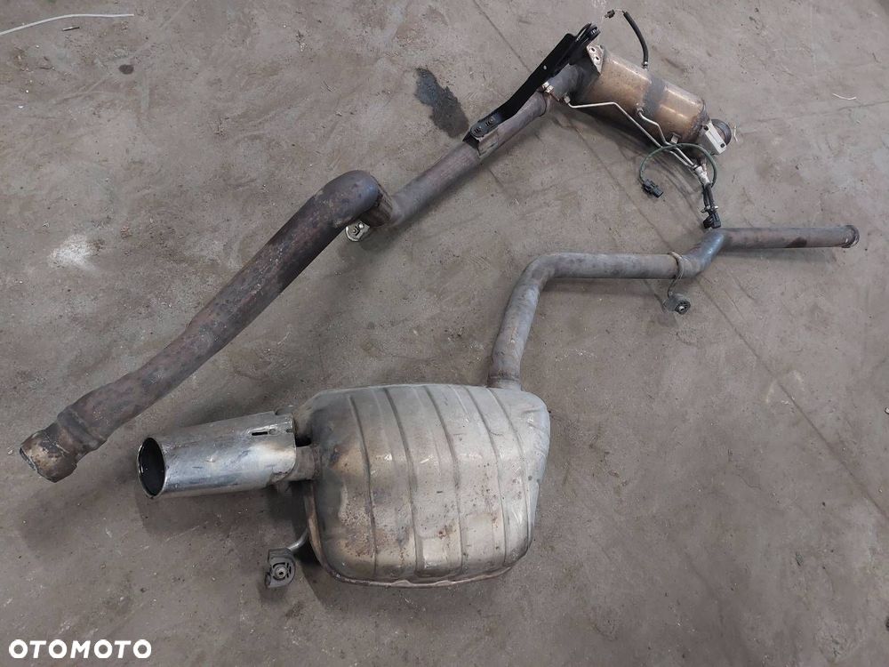 TŁUMIK WYDECH KATALIZATOR PUSTY MERCEDES C220 2.2 CDI 2044911601 2044901392 - 8