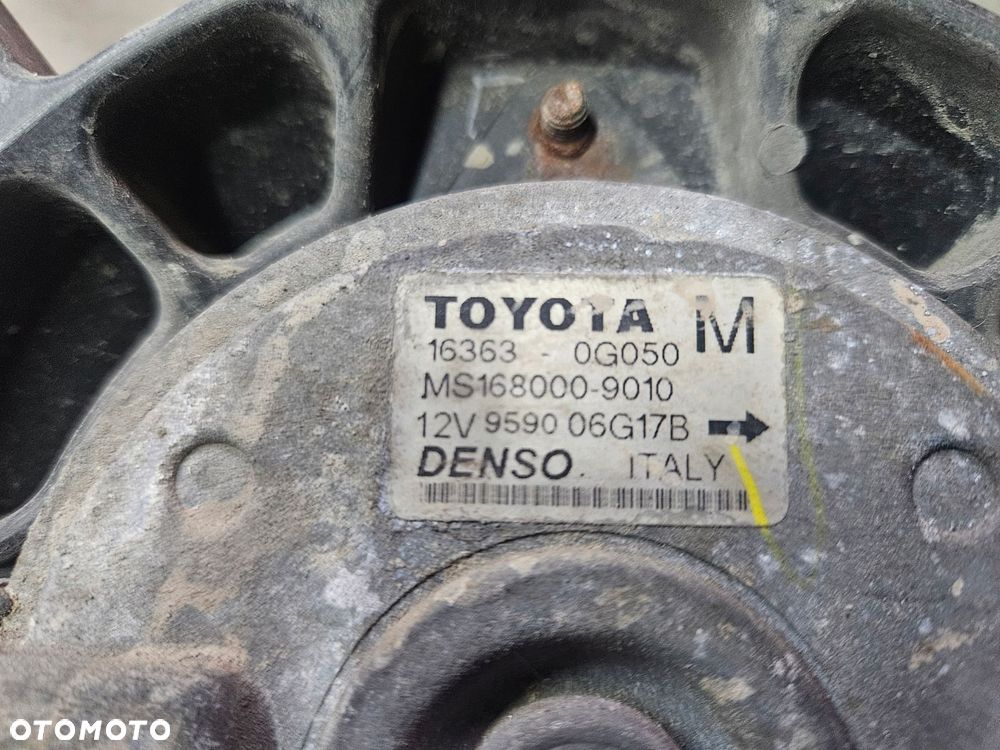toyota avensis t25 06-08 2.0 d4d corolla verso ii chłodnica wentylator - 2