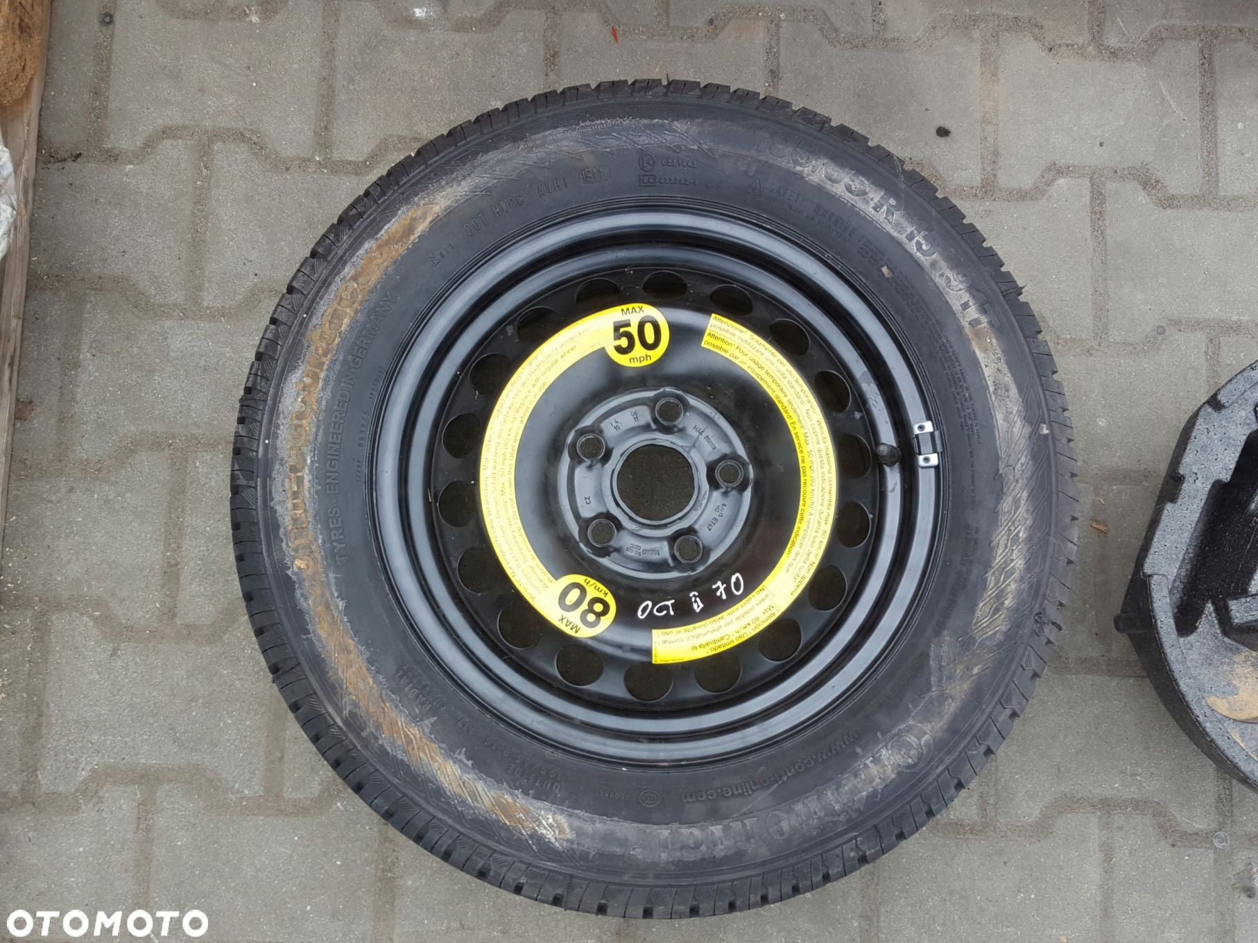 SKODA SUPERB 2 II 08-15r OCTAVIA 2 II 04-12r KOŁO ZAPASOWE 15 LEWAREK - 3