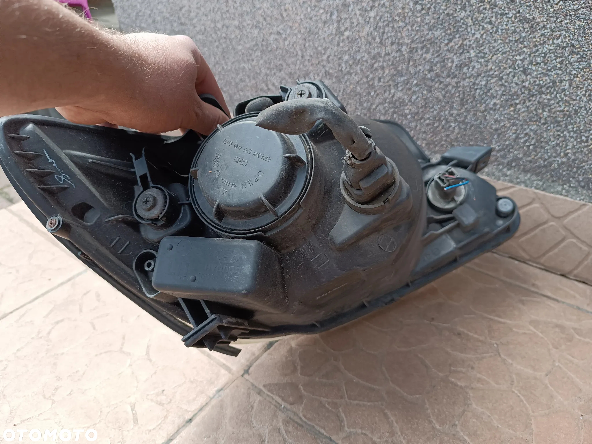 Komplet 2 sztuki - Hyundai Getz FL Lift (06-10) reflektory lampy przód przednie Lewa+Prawa , komplet , Europa - 6