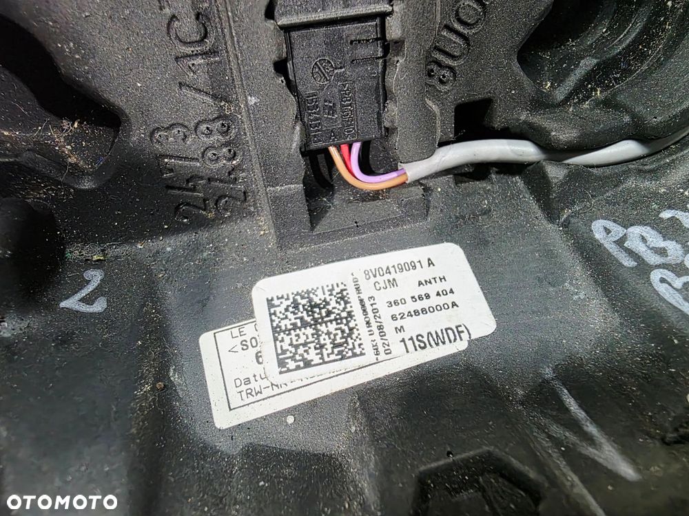 KIEROWNICA SKÓRA MULTIFUNKCJA AUDI A1 8X A3 8V A6 C7 8V0419091A CJM 6/26 - 10