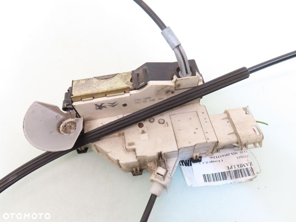 ZAMEK LEWY PRZEDNI CITROEN C4 coupe 9681331680 6 PIN - 5