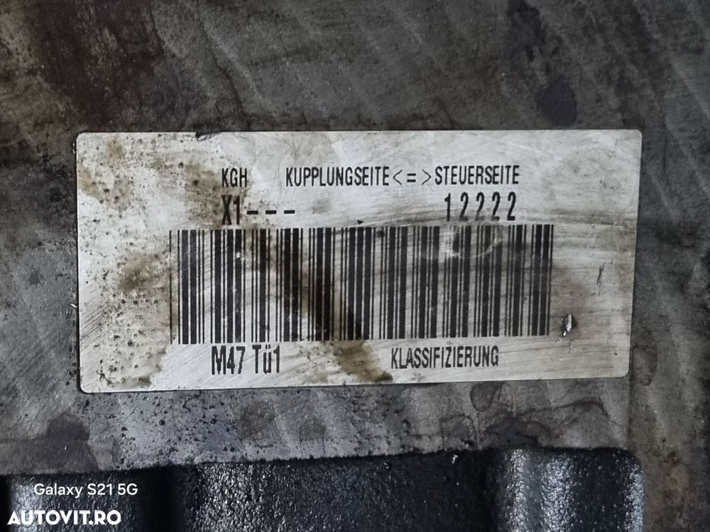 Motor BMW X3 E83 Facelift 2.0 Diesel 2006 - 2010 150CP Manuala M47 Euro4 (1368) Diesel ... - 7