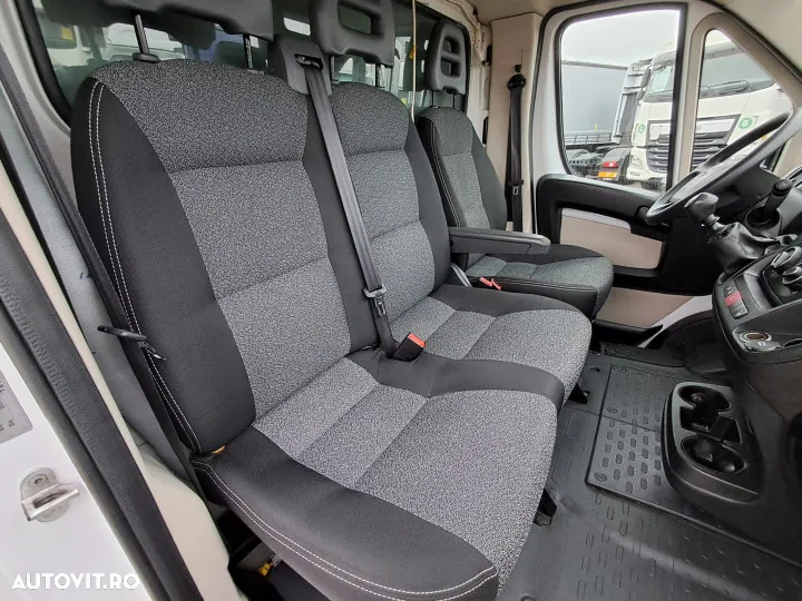 Fiat Ducato cabinato 2.3mjet 131cp cabina de dormit si prelata euro 6 - 22