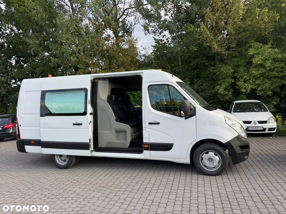 Renault Master L3H2 Brygadówka Bliźniak 2015r. Klima 7 Osobowa 3.5t Na Haku - 5
