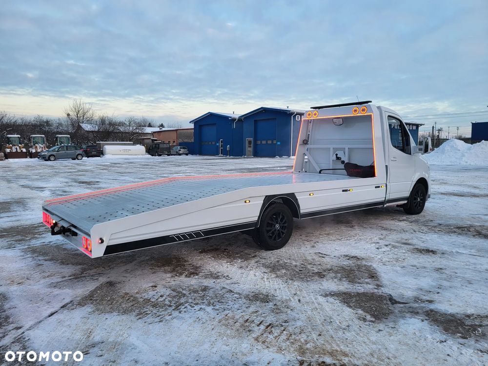 Mercedes-Benz Sprinter 317 Autolaweta najazd alu Hak 3500kg - 7