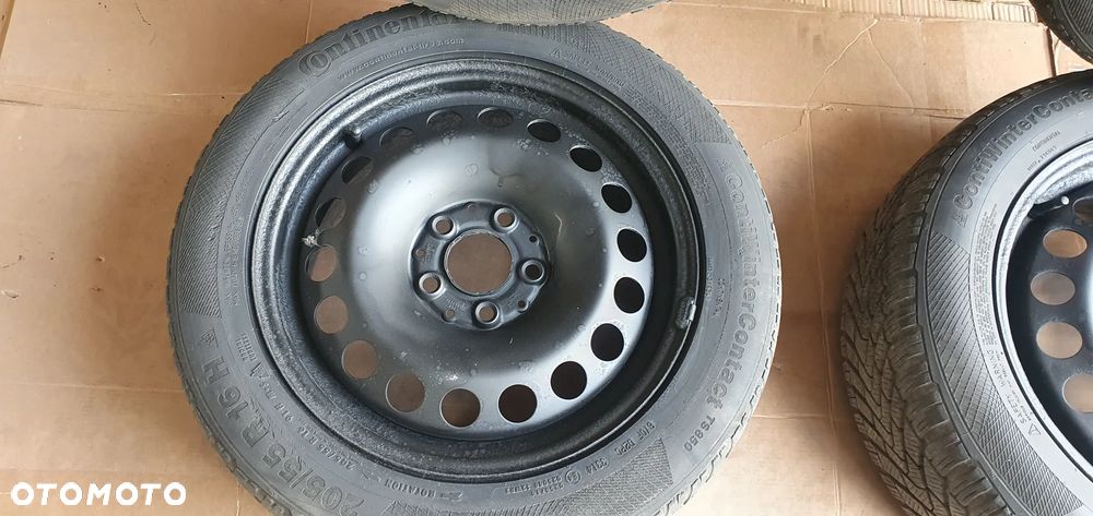 Felgi stalowe z oponami 205/55 R16 6,5J 5x112 ET49 VW Mercedes KBA43930 - 15