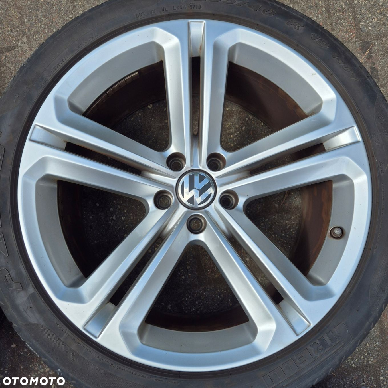 LATO KOŁA 19 ORYGINAŁ VW TIGUAN R-LINE 255/40 R19 czujniki - 5
