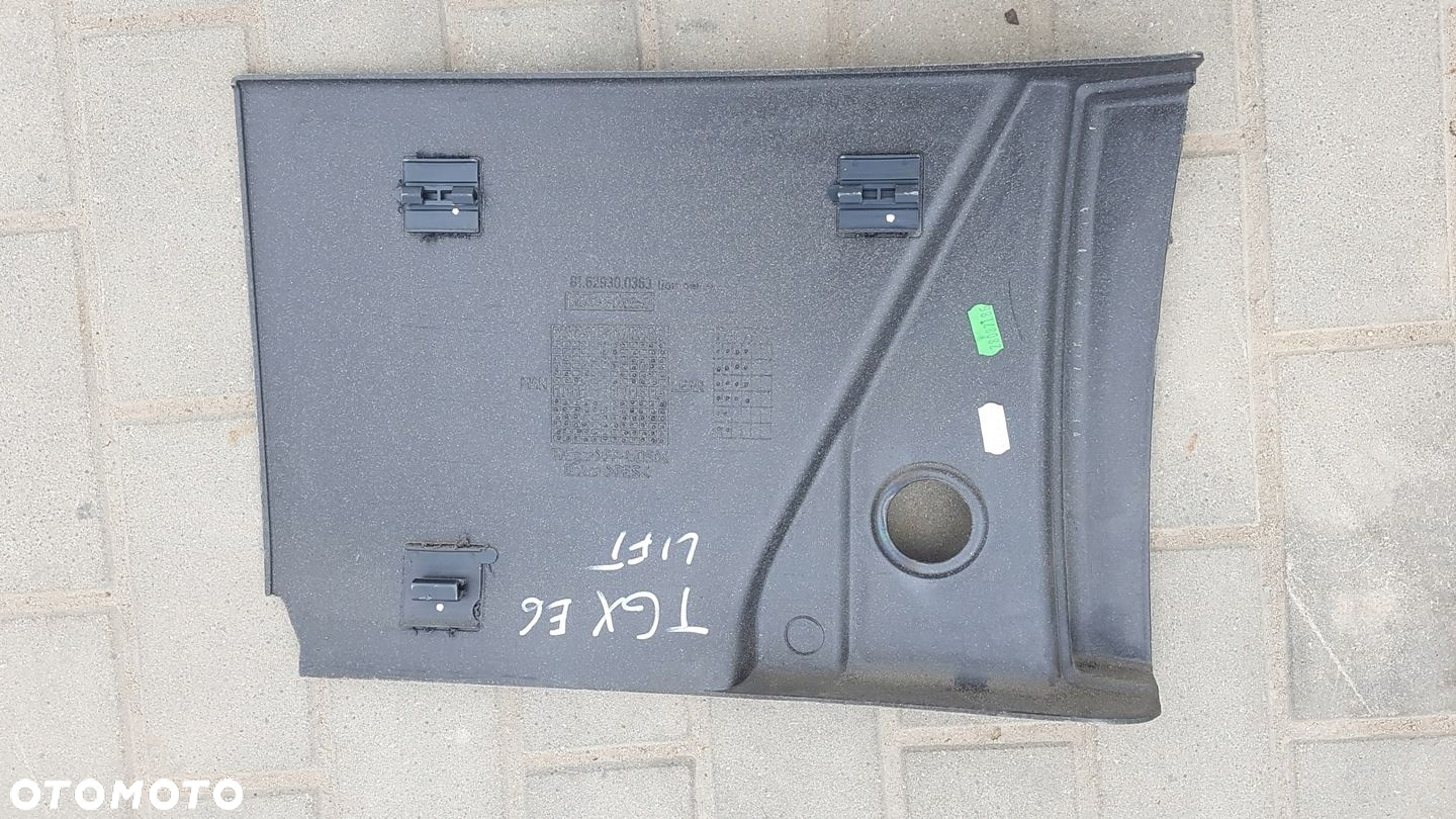 TAPICERKA KABINY GLOBU MAN TGX EURO 6 LIFT BEŻOWA 81629300363 - 2