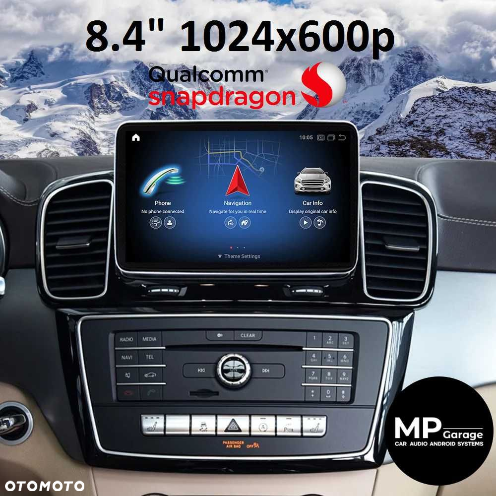 Mercedes Benz GLS / GLE stacja multimedialna Android CarPlay/AA Montaż - 7