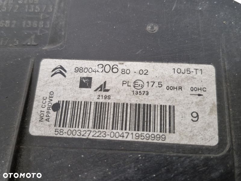 CITROEN C4 PICASSO II 2 LAMPA REFLEKTOR LEWY PRZÓD UK 9800480680 - 7