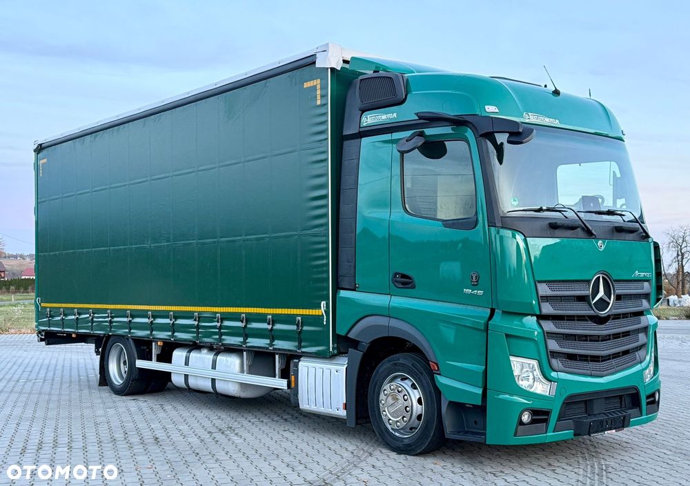 Mercedes-Benz ACTROS 1845 / FIRANKA / 19 EUROPALET / DUŻA KABINA / AUTOMAT / SYPIALKA / WIRTUALNY KOKPIT / 2021 ROK - 1