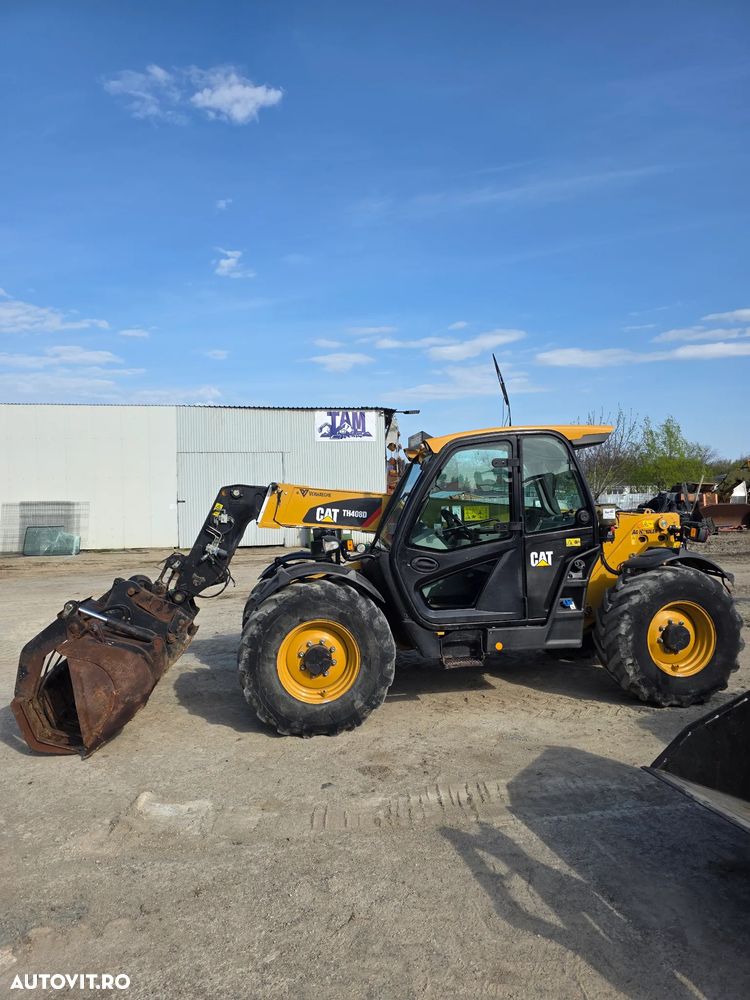 Caterpillar Cat TH408D incarcator telescopic manitou merlo jcb dieci - 9