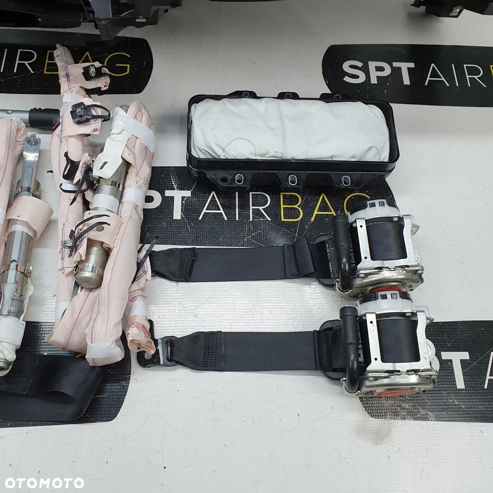 VW ID4 ID 4 SZARA DESKA ROZDZIELCZA KONSOLA KOKPIT PULPIT PODUSZKI AIRBAG AIR BAG PASY KIT SET - 9