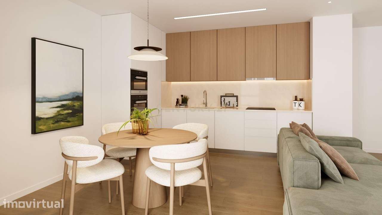 T1 NOVO - Viva com conforto e centralidade no Muralha Setúbal Residenc - Grande imagem: 3/8
