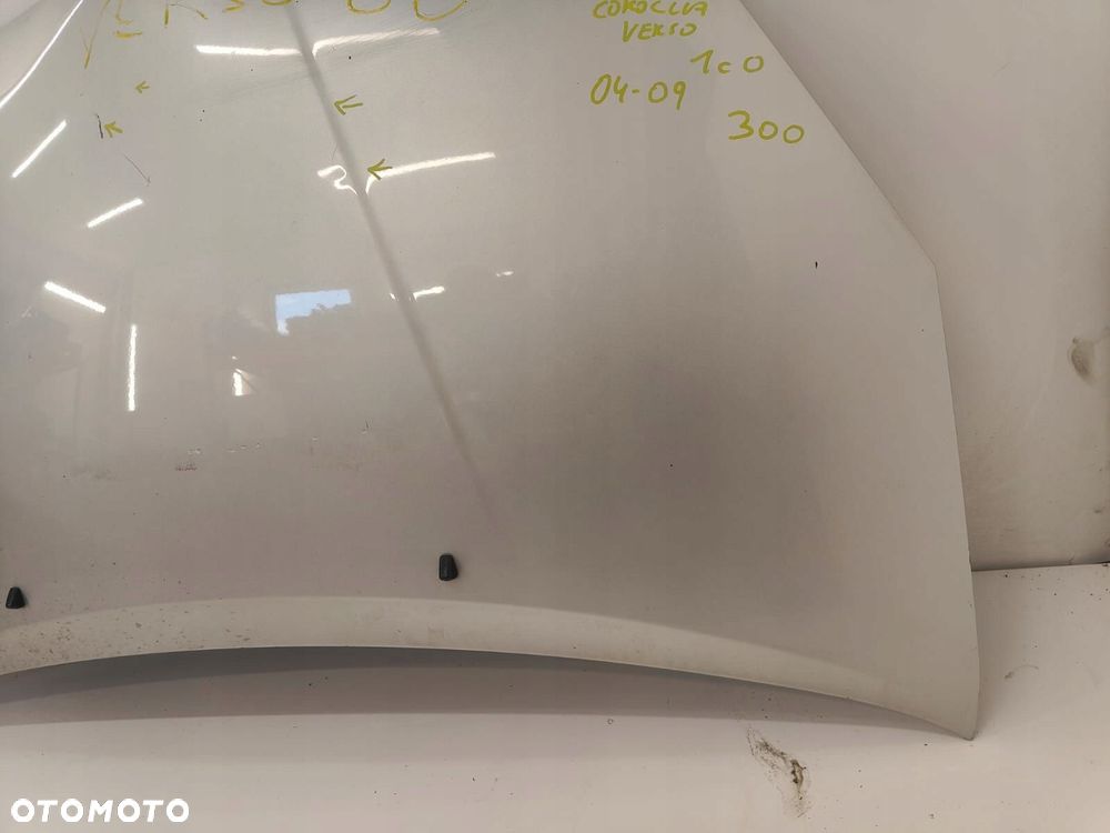 toyota corolla verso i 04-09 maska pokrywa silnika kol: 1c0 - 4