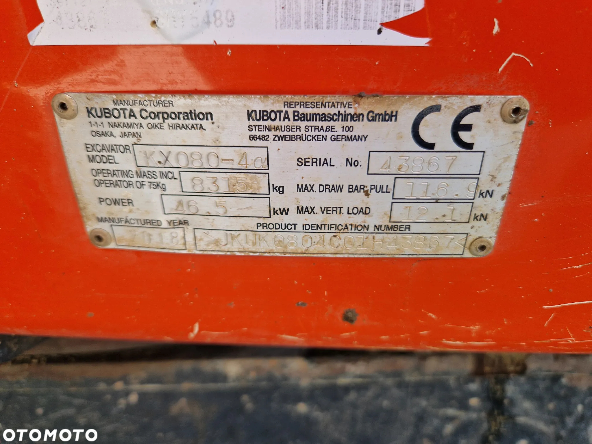 Kubota KX 080-4 - 11