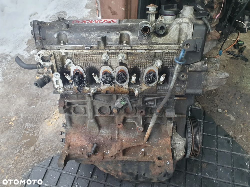 SILNIK FIAT GRANDE PUNTO 1.4 8V BENZYNA 77KM 06-08 350A1000 SILNIK MOTOR SŁUPEK - 3