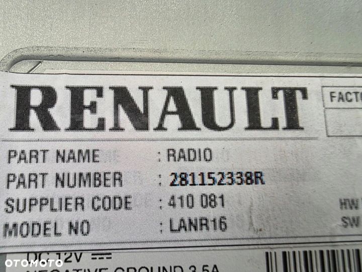 RADIO MODUŁ NAWIGACJI RENAULT MEGANE IV TALISMAN OE 281152338R - 3