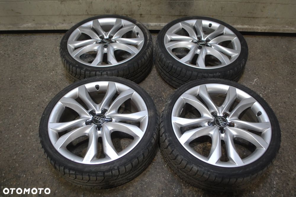 KOŁA FELGI ALUMINIOWE 8R0601025AL 5X112 ET37 7J 225/35R19 OPONY ZIMOWE AUDI A4 B8 A8 A3 A5 - 1