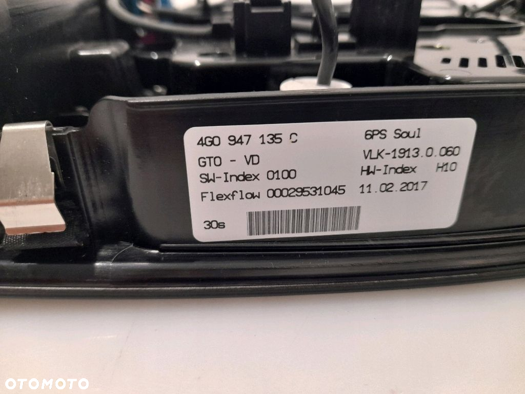 AUDI A6 C7 S-LINE LAMPKA OŚWIETLENIA KABINY LED OTWIERANIE BRAMY 4G0959719 - 9