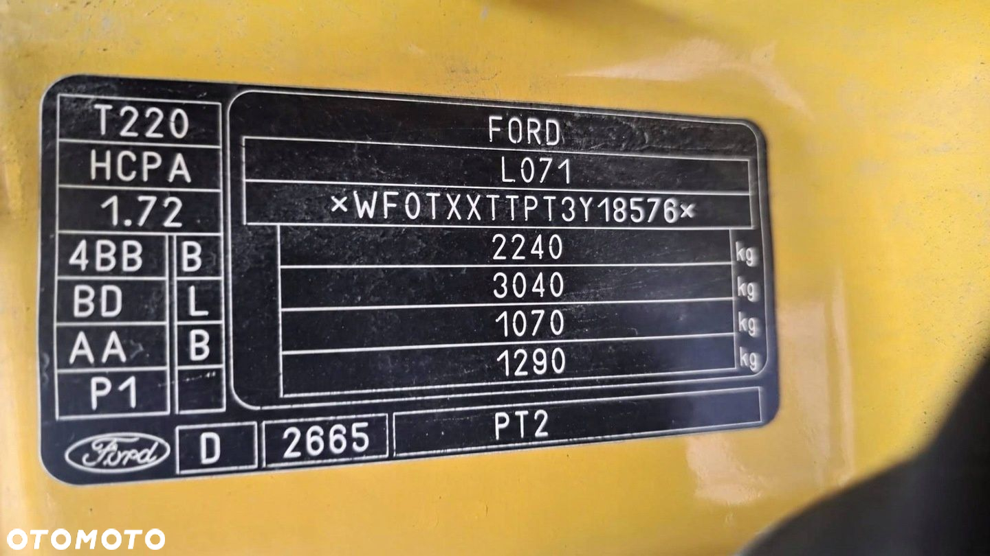 FORD TRANSIT CONNECT I 1 PT2 MK1 02-06 ZDERZAK PRZÓD PRZEDNI SAFFRON YELLO - 8