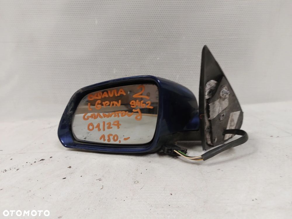 - LUSTERKO ELEKTRYCZNE LEWE SKOA OCTAVIA 2 II 9462 GRANATOWY 6PIN - 4