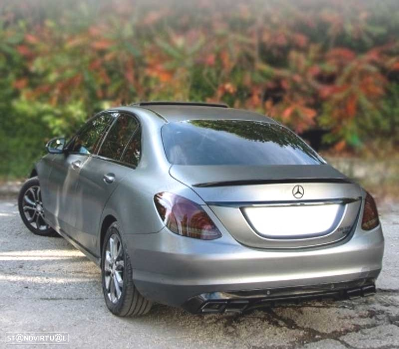 AILERON LIP SPOILER MERCEDES CLASE C W205 SEDAN 14- LOOK AMG - 5