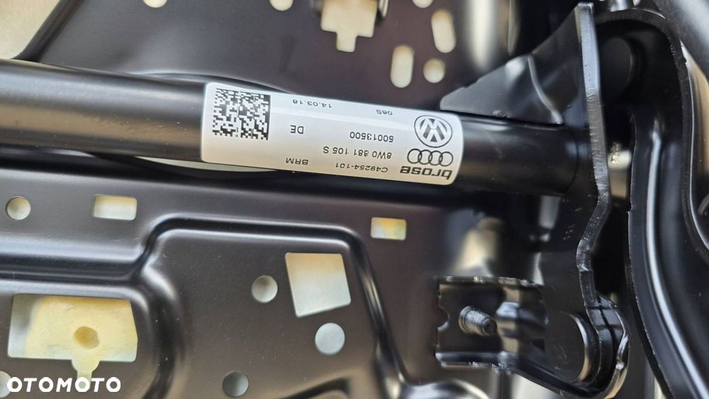 fotele skórzane kanapa kpl grzene czarne audi a4 b9 sedan nr mag de01 - 14