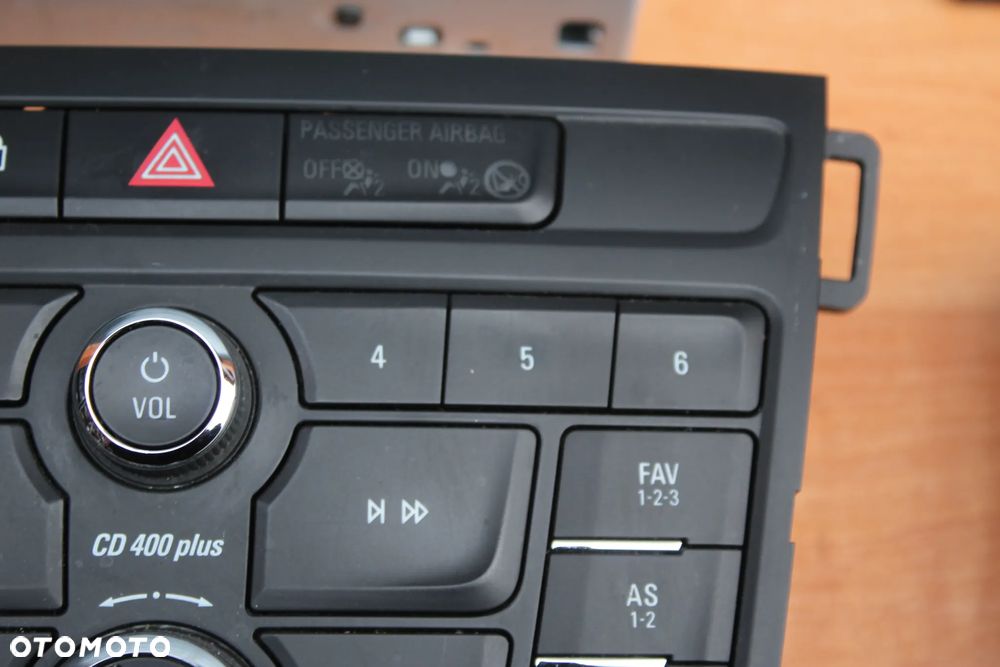 RADIO PANEL WYŚWIETLACZ KOMPLET OPEL ZAFIRA C CD 400 PLUS - 6
