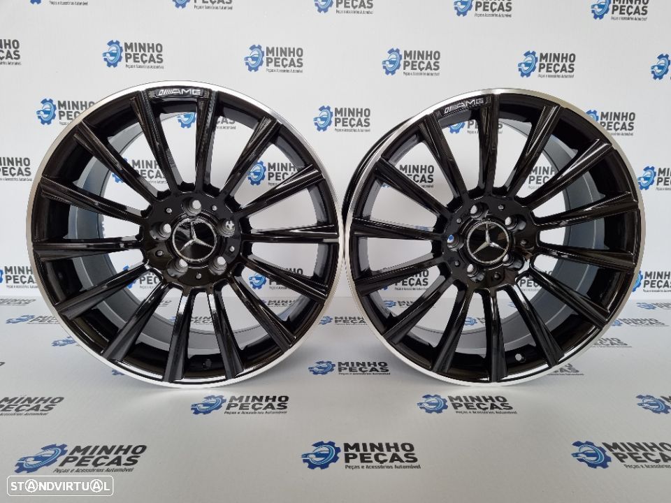 Jantes Mercedes (C63) AMG Turbine em 20 Gloss Black - 1