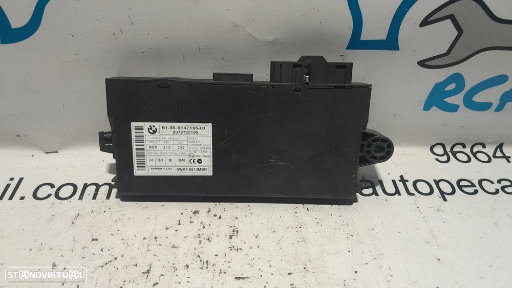 .Módulo Confort CAS 3 Original BMW Serie 3 E90 E91 E92 E93 9147195