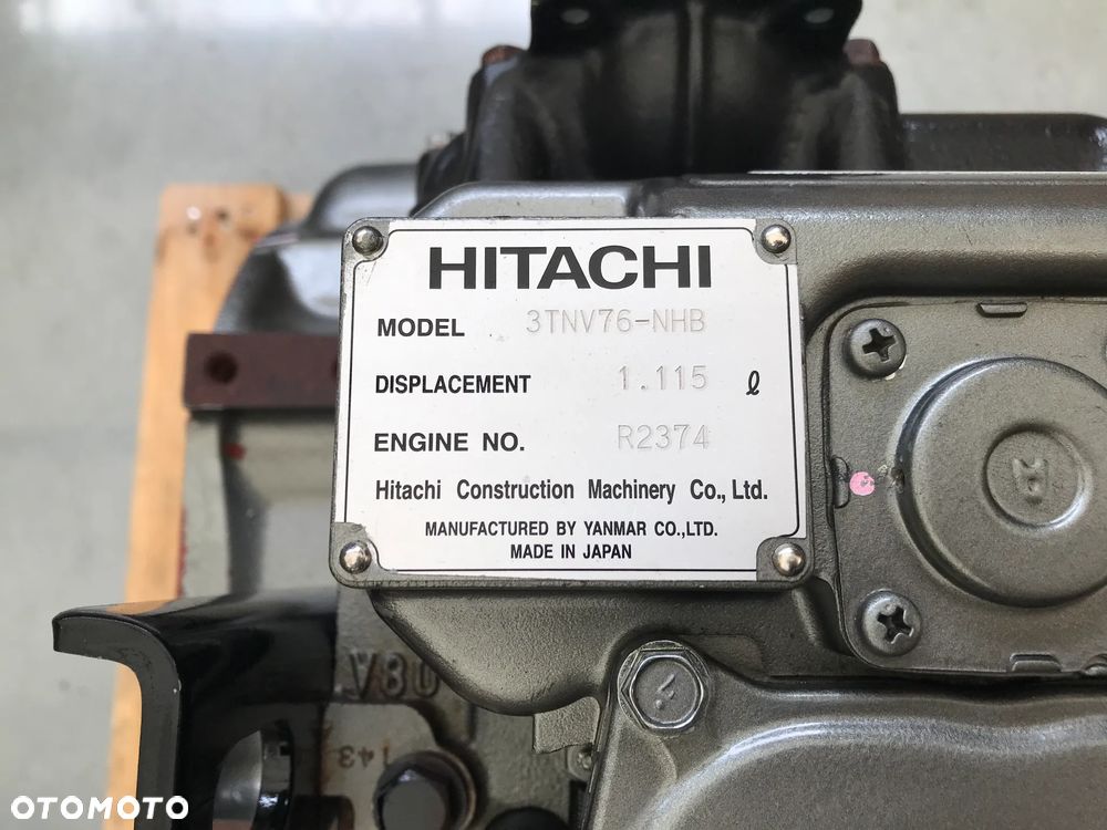 SILNIK HITACHI YANMAR 3TNV76 3TNV 76 15,7kW 9000netto - 11