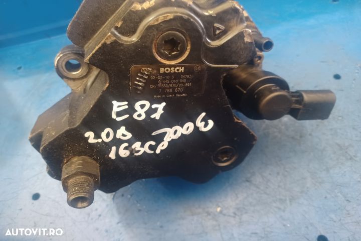Pompa inalta presiune 2.0D 163CP 0445010045 7788670 BMW Seria 1 E87 [ - 2