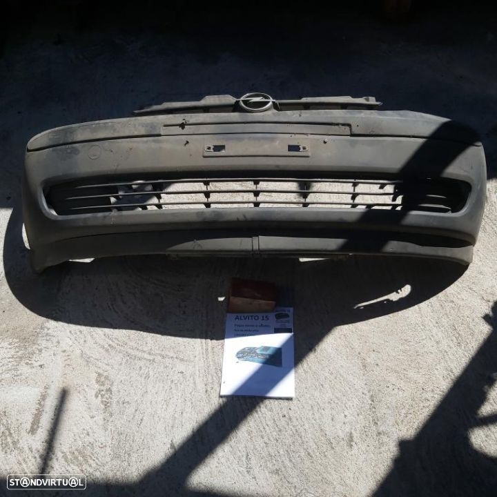 Para choques frente Opel Corsa C 2004 preto - 1