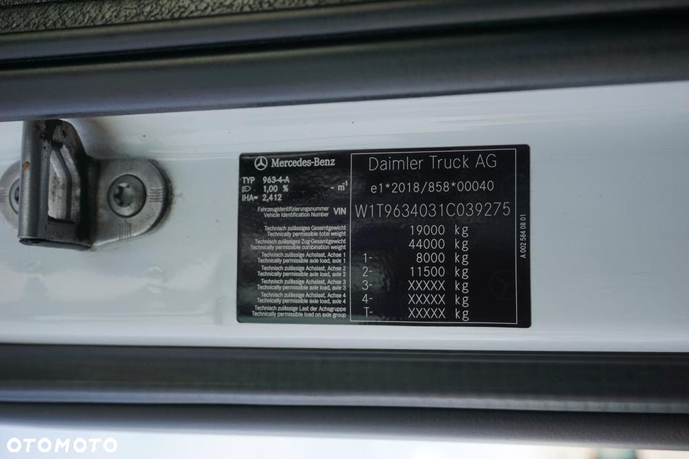 Mercedes-Benz ACTROS / 1851 / EURO 6 / ACC / BIG SPACE - 11