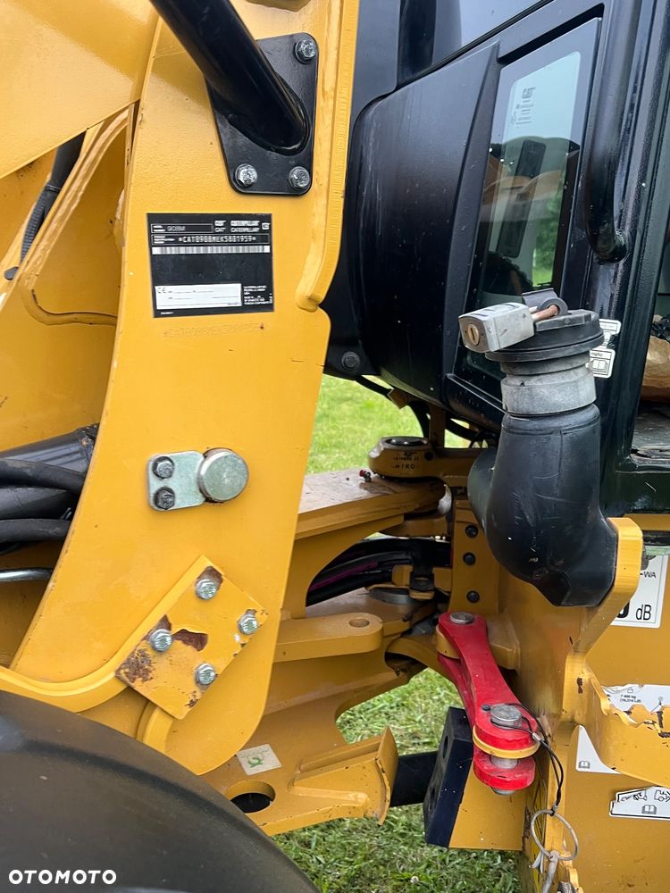Caterpillar ŁADOWARKA CAT 908M 21r łyżka szczęka widły krokodyl 906 907 H przegubowa łamana Catepillar - 3