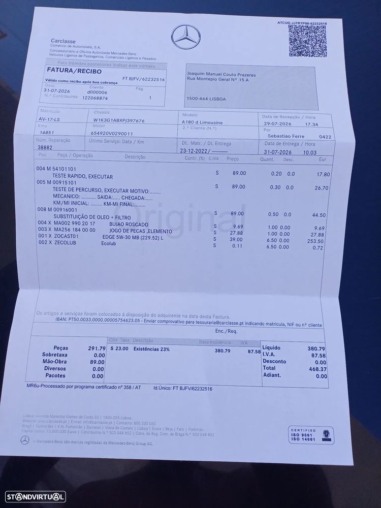 Mercedes-Benz A 180 d Progressive - 7