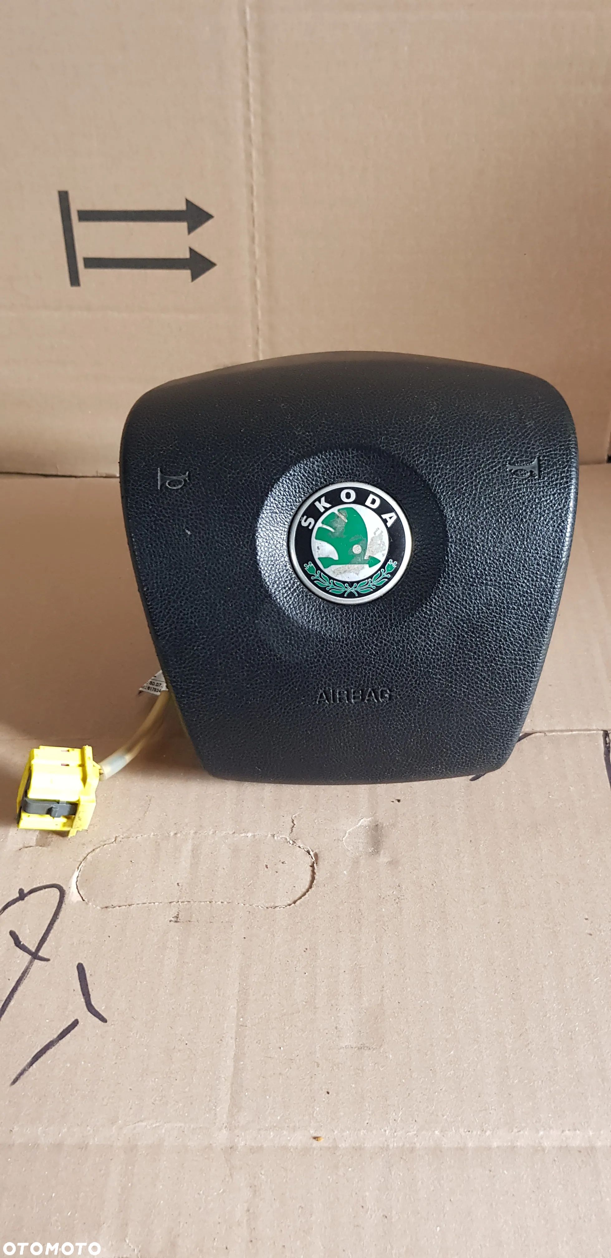 Fabia II poduszka kierownicy kierowcy air bag lewa - 1