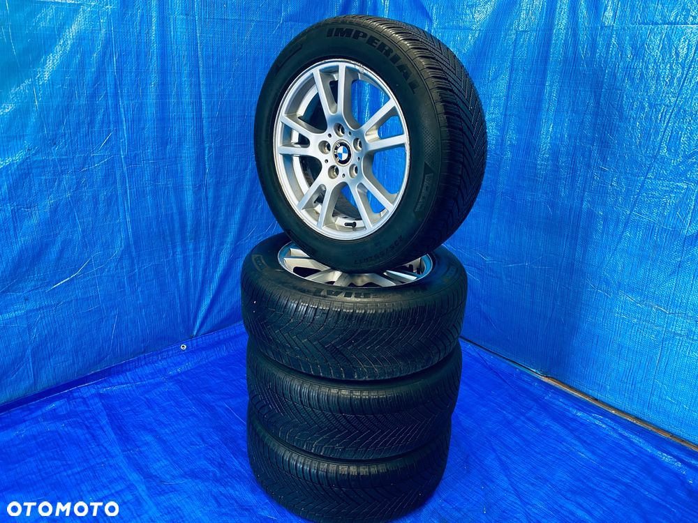 KOŁA KOŁO 17 FELGA ALUMINIOWE ALUSY 17" x 8J  5X120 ; 72.6 mm ET46 KOMPLET ; OPONY WIELOSEZONOWE WIELOSEZON CAŁOROCZNE IMPERIAL ; BMW X3 E83 E53 E60 E61 E65 ; 3412060 ORYGINAŁ - 3