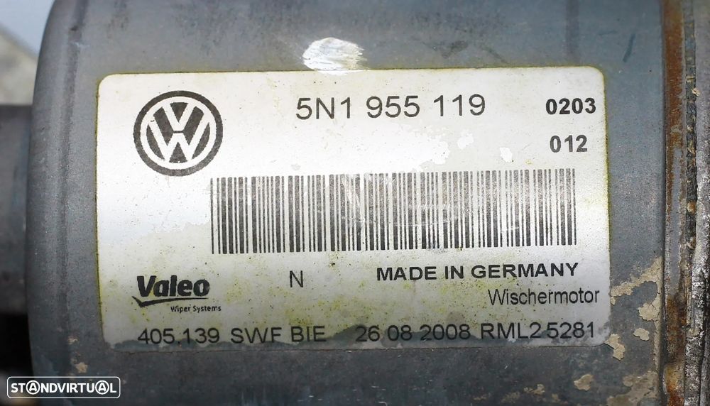 MOTOR LIMPA PARA-BRISAS VW TIGUAN - 4