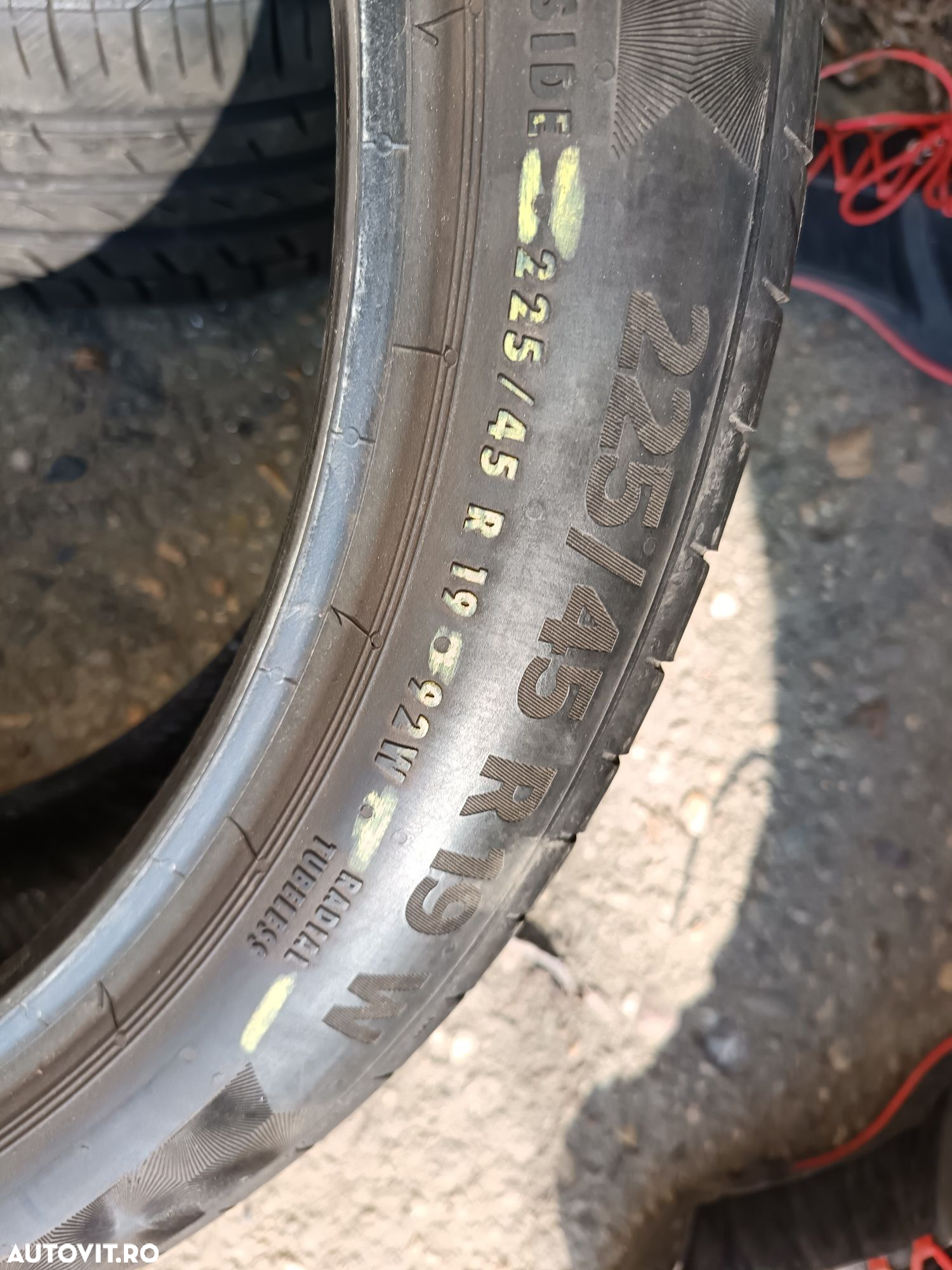 Anvelope vara 225 45 19 continental runflat 2019 +5mm - 7