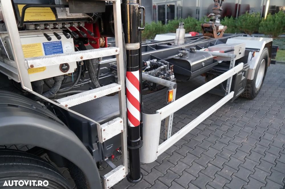 Scania P 280 / 4X2 / ȘASIU - 4,9 M / + HDS HMF 635 / CAPACITATE DE RIDICARE 1.500 KG / ATINGERE MAXIMĂ 6,9 M / GRĂTAR / - 13