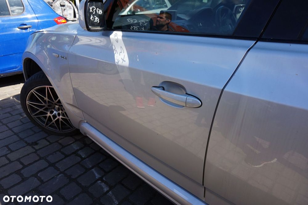 DRZWI PRZEDNIE LEWE X3 E83 I LIFT 354 41003451015 3451015 TITANSILBER BMW 2006-2010 - 4