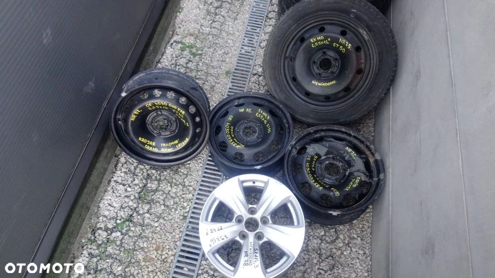16 CALI  KOŁO / FELGA / OPONA RÓŻNE MARKI STALOWE / ALUMINIOWE / ZIMOWE / LETNIE / WIELOSEZONOWE - 14