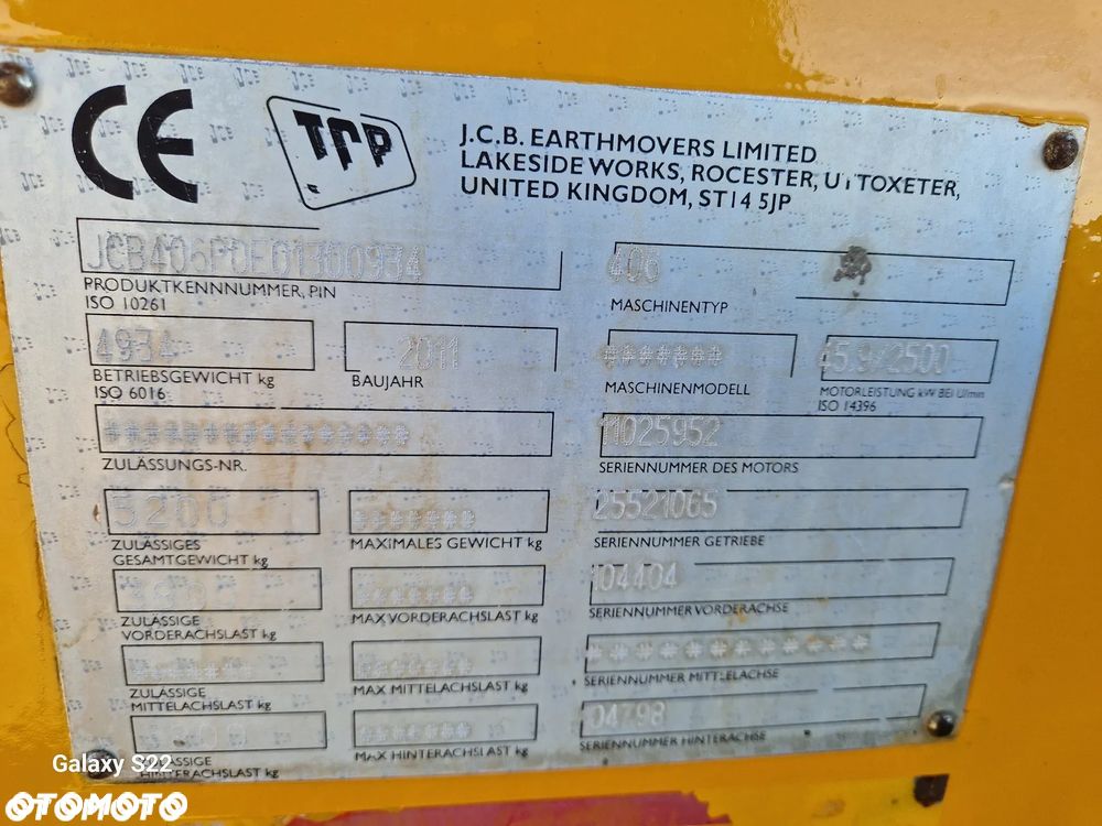 JCB 406 - 7