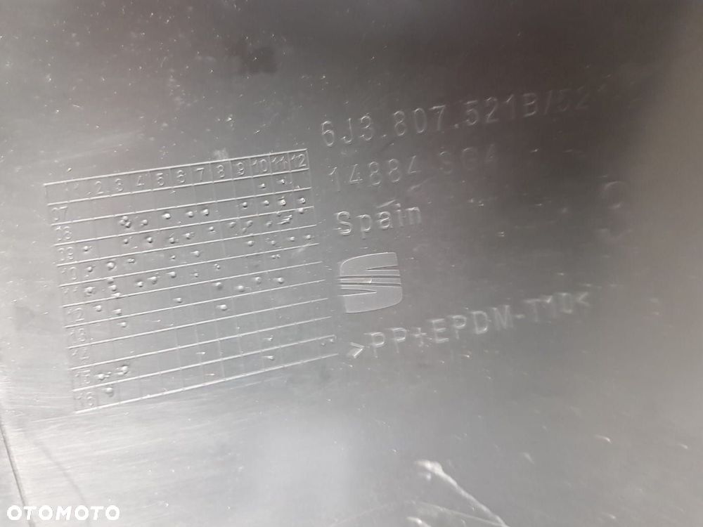 FABRYCZNIE NOWY ORYGINALNY SPOILER DOKŁADKA ZDERZAKA TYLNEGO TYŁ SEAT IBIZA IV 4 08-12 3 DRZWI 6J - 4
