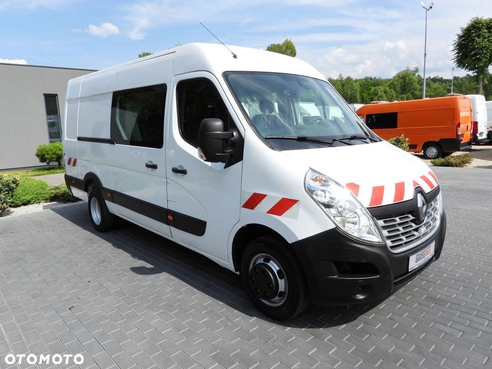 Renault MASTER FURGON BRYGADÓWKA 7 MIEJSC TEMPOMAT BLIŹNIACZE KOŁA KLIMATYZACJA  145KM - 5